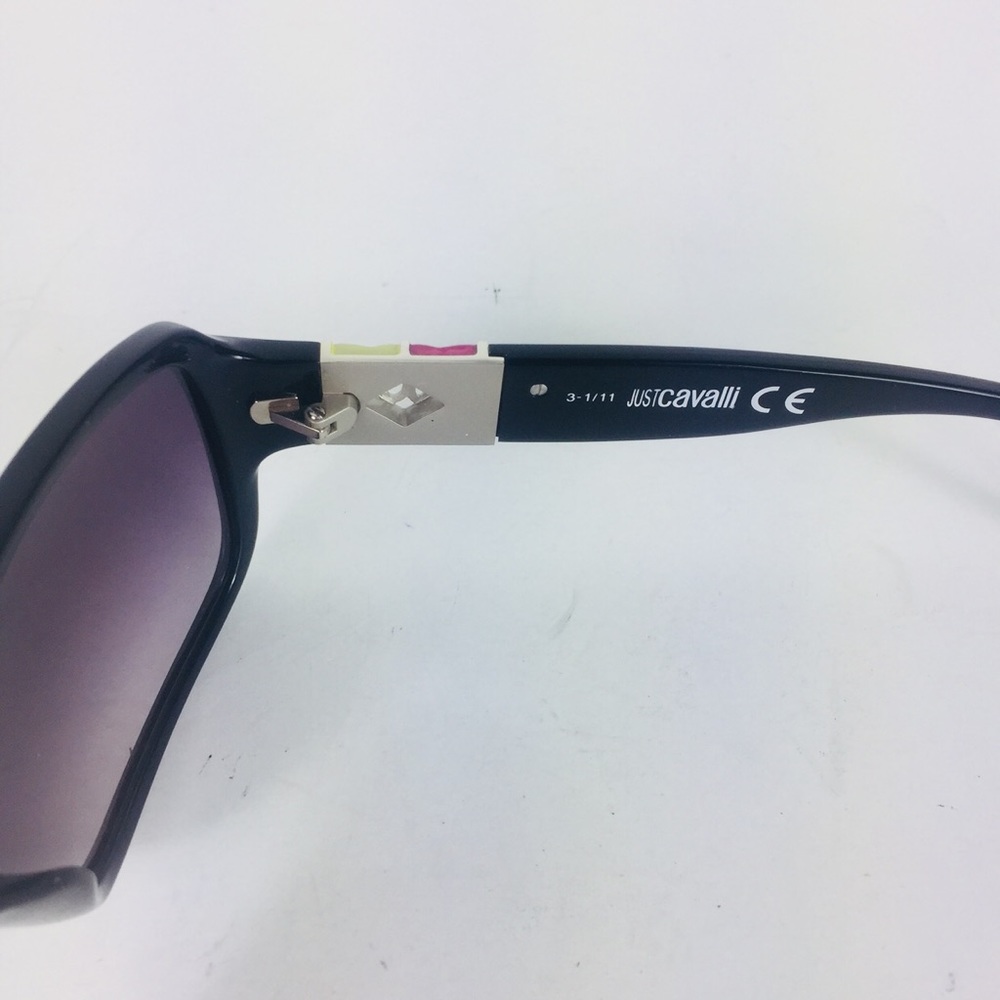 Just Cavalli Black Rectangle Womens Sunglasses - Picture 6 of 8